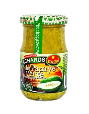 ACHARDS DE PAPAYE VERTE