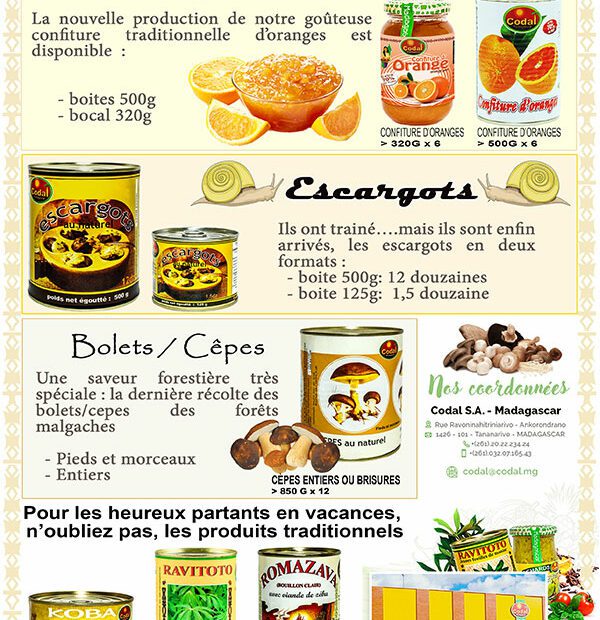 Confiture d’oranges CODAL